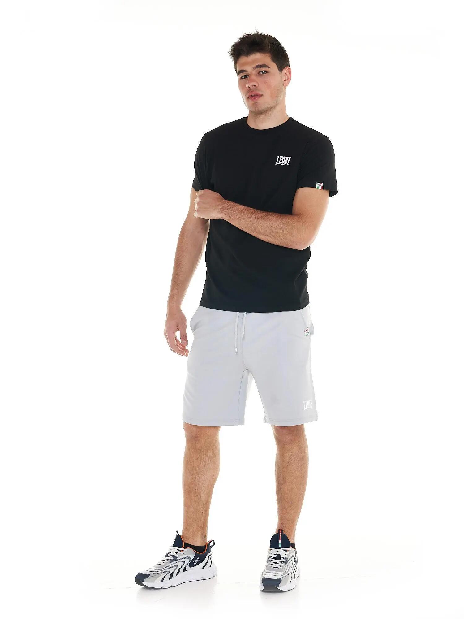 Leone Basic Herren-Kurzarm-T-Shirt aus Baumwolle 3/7