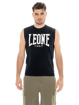 T-shirt sans manches pour homme avec grand logo