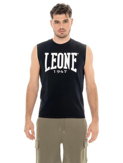 T-shirt sans manches pour homme avec grand logo