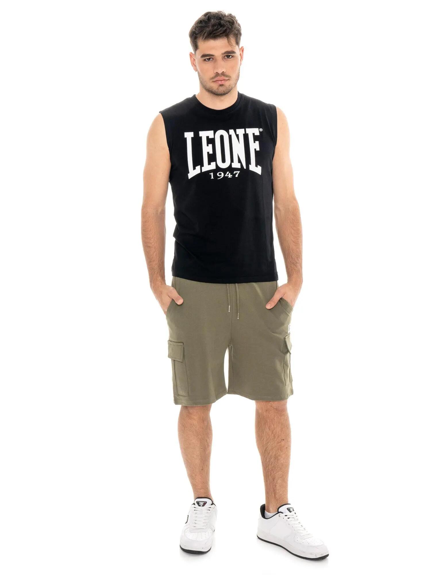 Camiseta sin mangas para hombre con logo grande 2/5