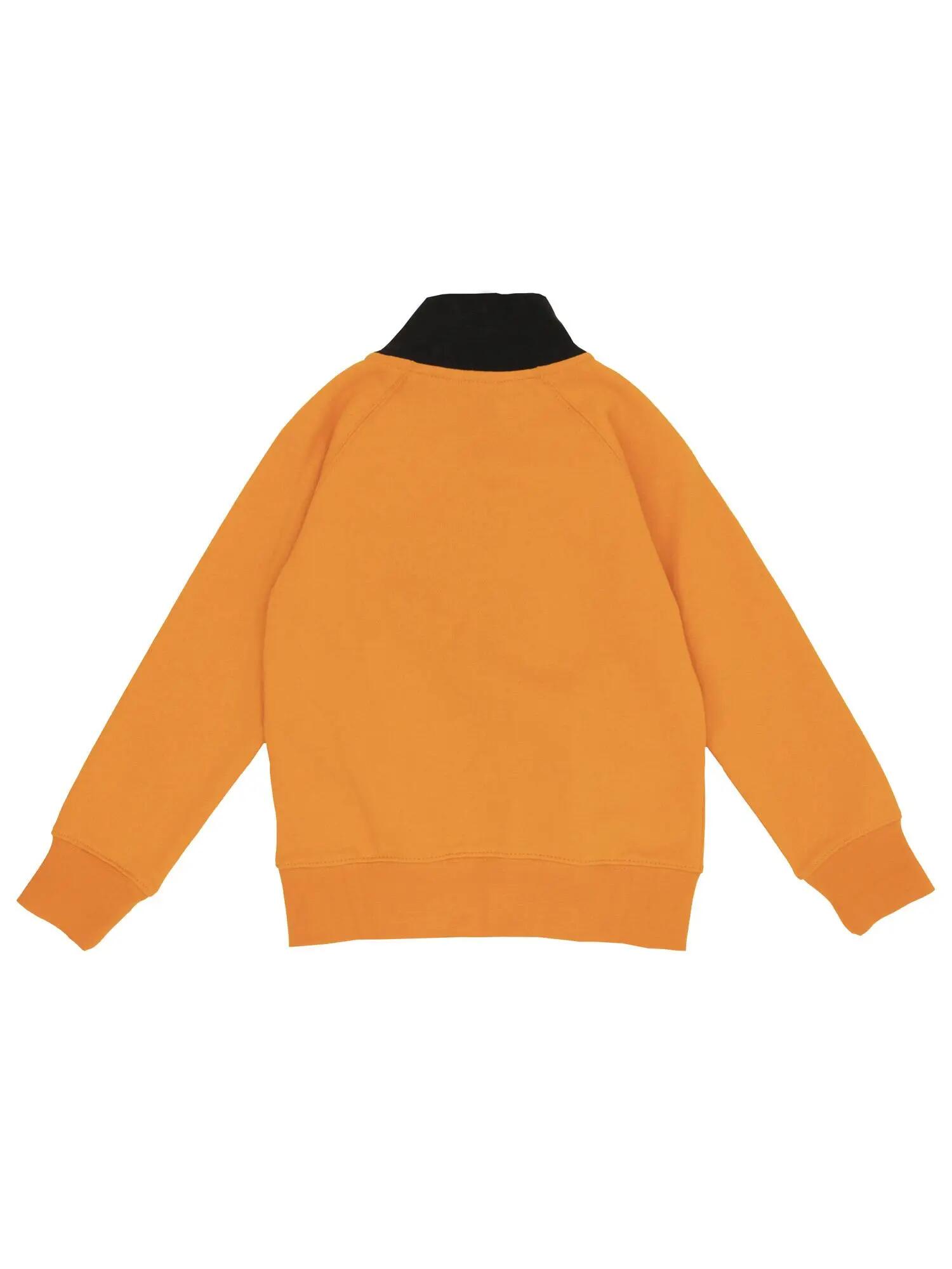Blusa de moletom infantil Leone com gola alta e zíper frontal - modelo básico 2/2
