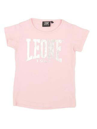 T-shirt fille basique gros logo
