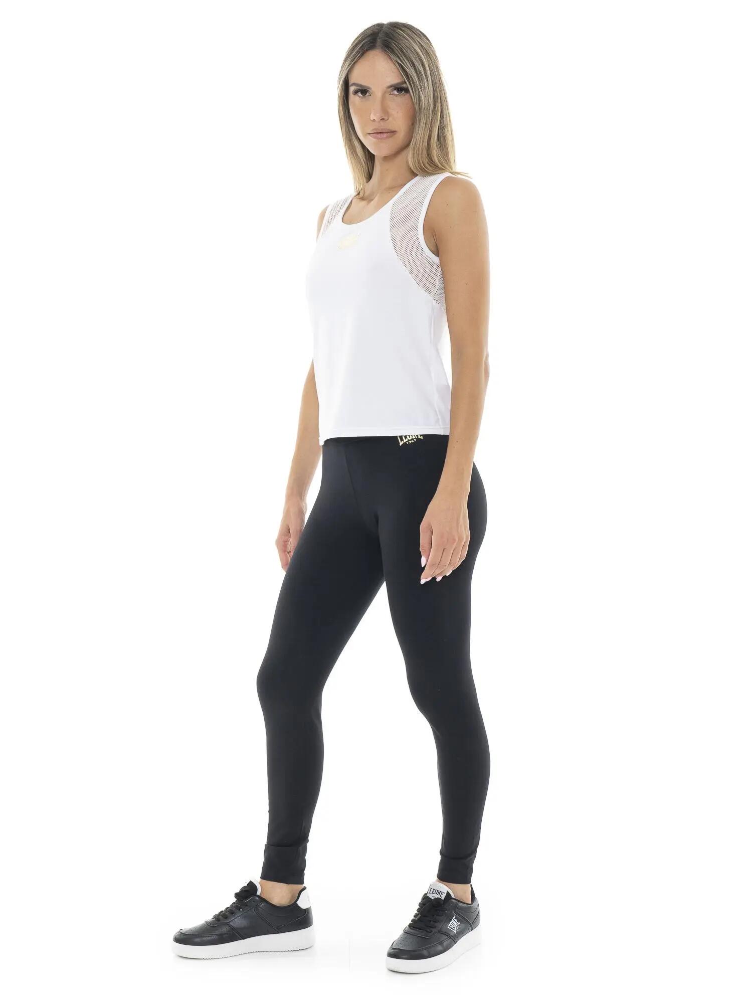 Camiseta de tirantes de mujer con sisas de malla Leone Gold 2/5