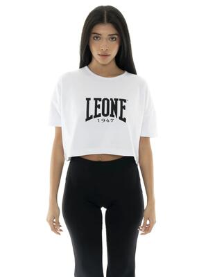 Leone basic cropped dames t-shirt