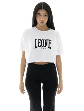 Leone Basic Cropped Damen-T-Shirt