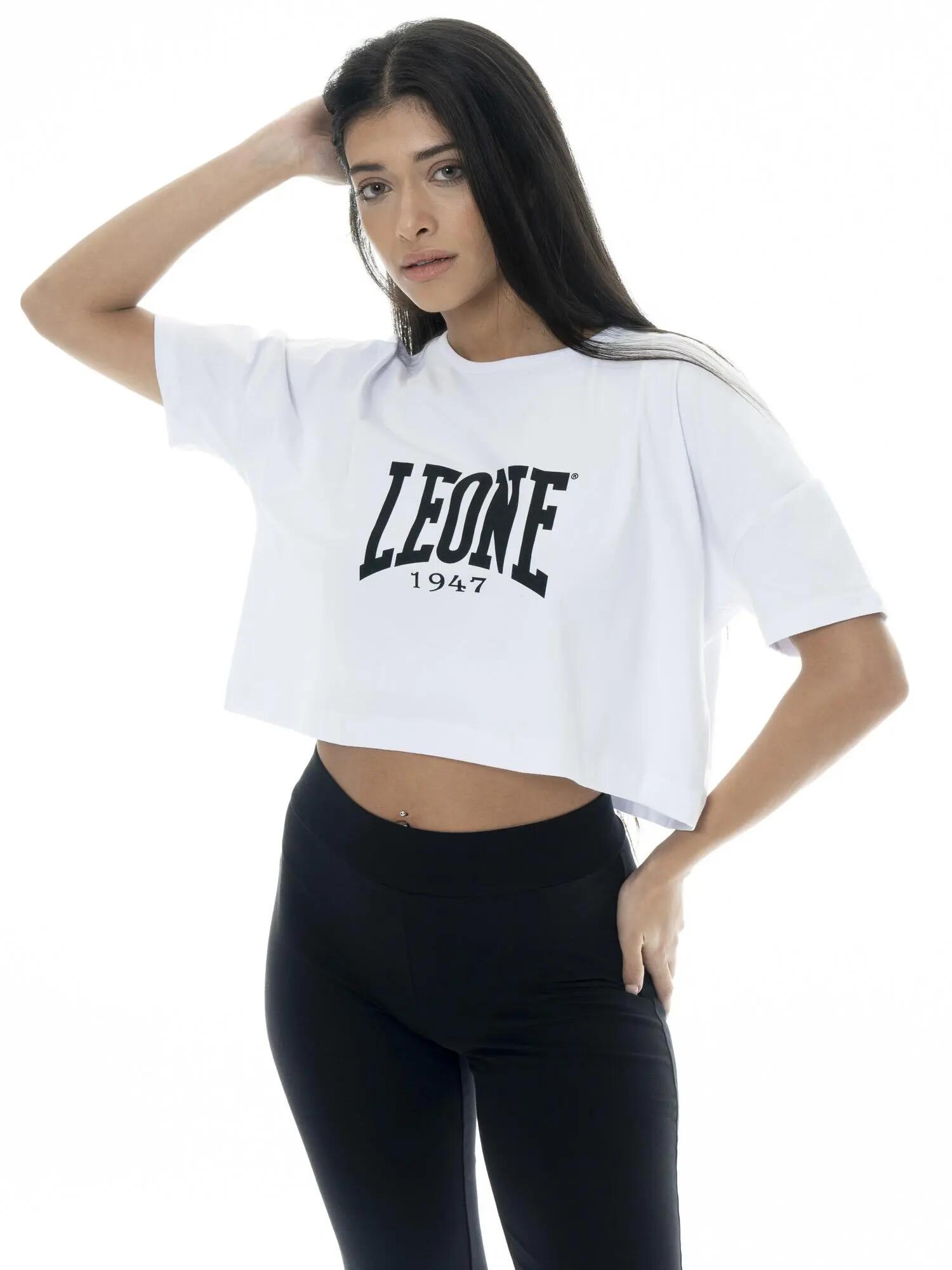 Leone Basic cropped dames-T-shirt 5/5