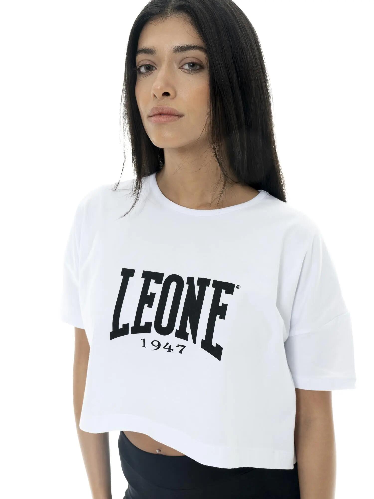 Leone Basic cropped dames-T-shirt 3/5