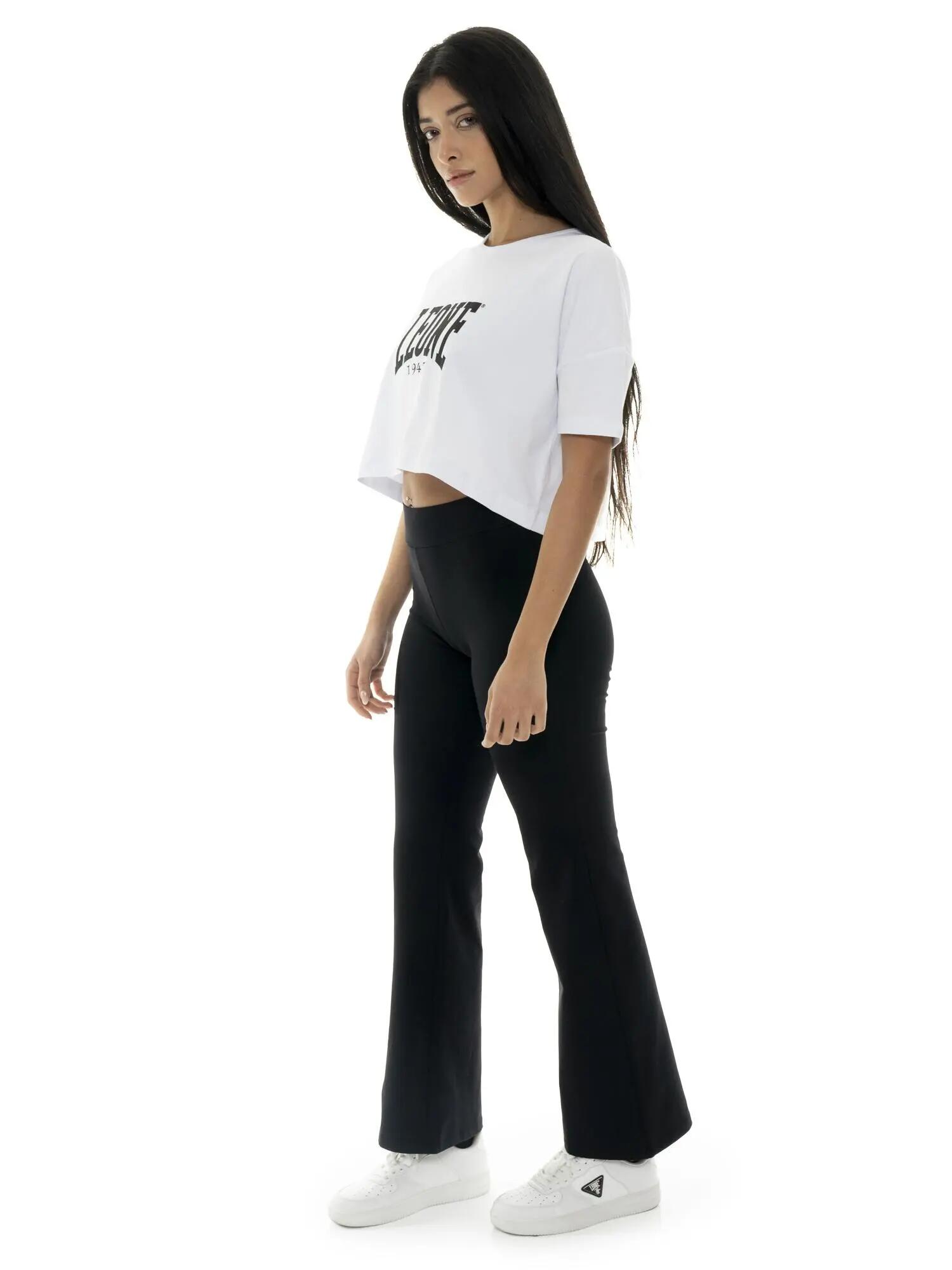 Leone Basic cropped dames-T-shirt 2/5