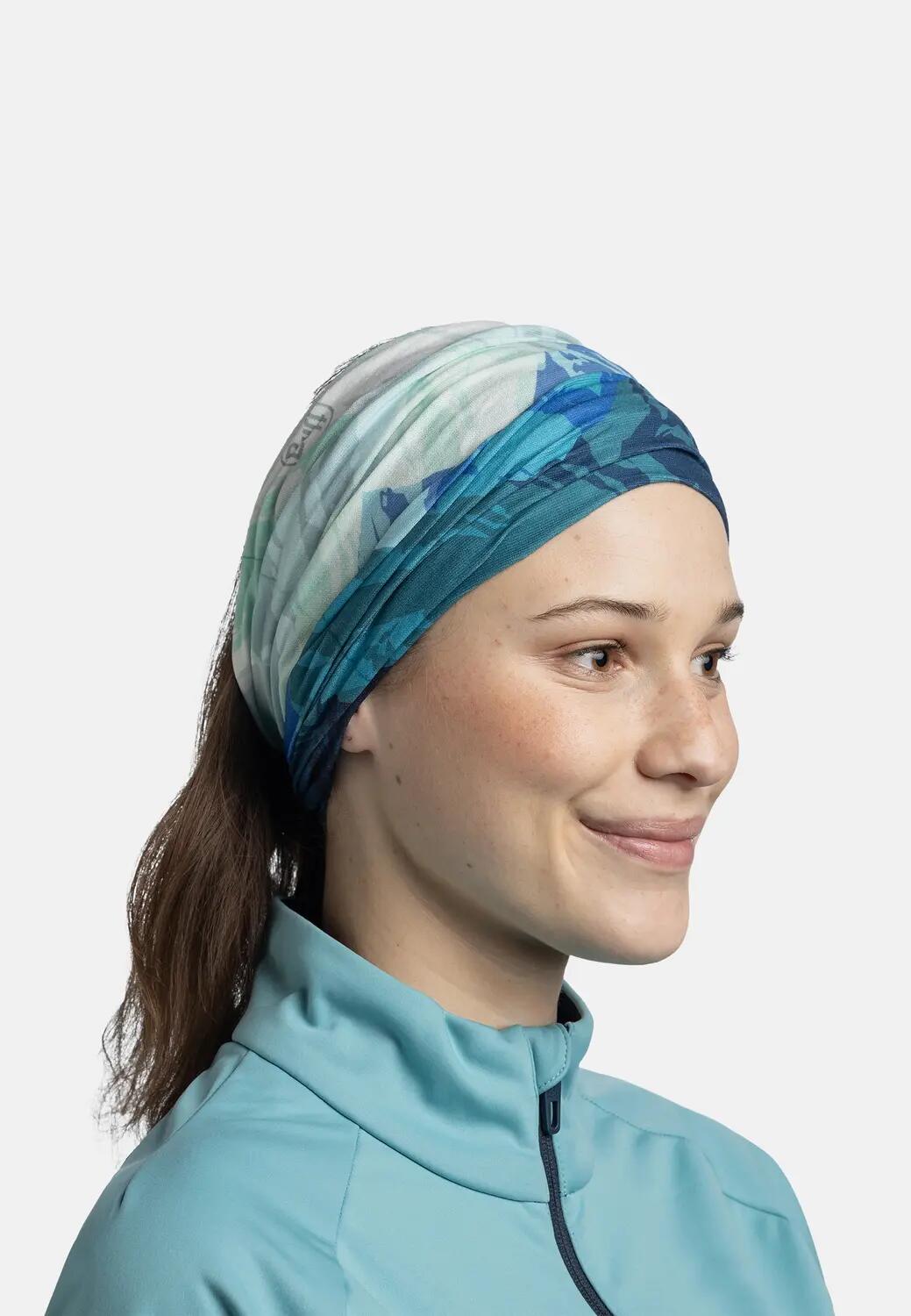 Buff Original EcoStretch Unisex Choker Blauw/Groen 6/7