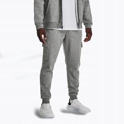 Pantaloni Under Armour Rival Fleece Cargo Grigio Uomini