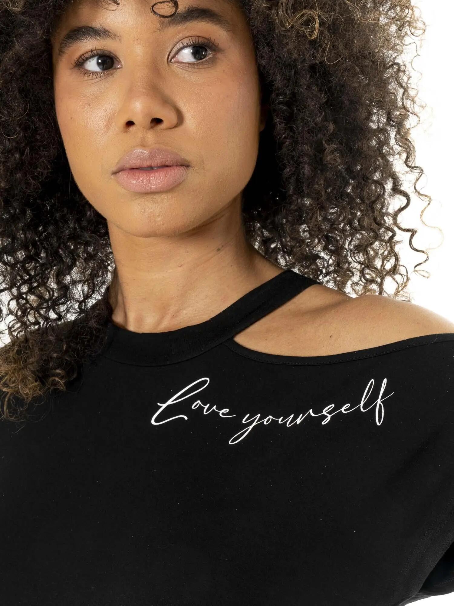 T-shirt asymétrique femme Leone Black'n White 3/7