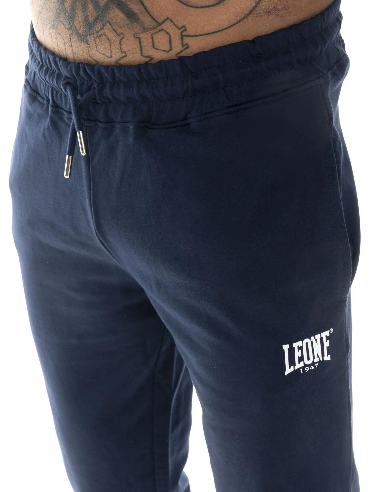 Chándal Leone Easy para hombre con capucha, de algodón sin cepillar. 3/5