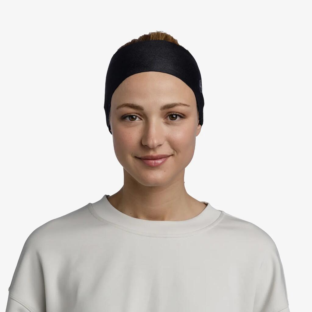 Unisex Headband Buff Solid Black