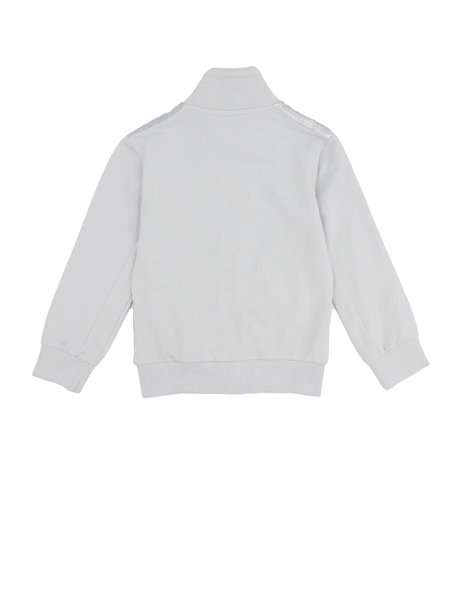 Sudaderas brillantes con cremallera para niñas 2/2
