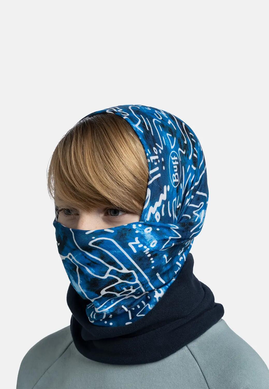 Tour de cou polaire Unisex Buff Bleu TAILLE UNIQUE 5/7