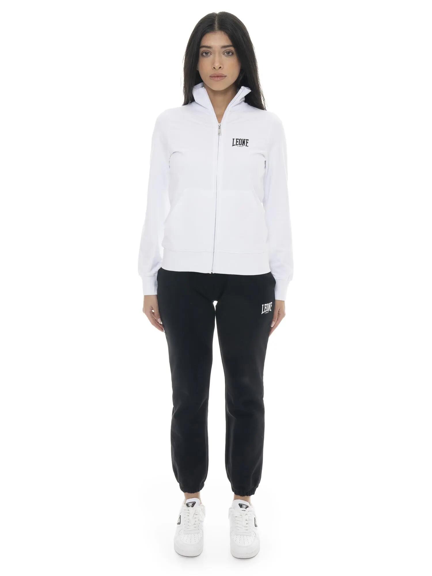Leone Spring Vibes katoenen trainingspak met ritssluiting en kraag voor dames 1/5