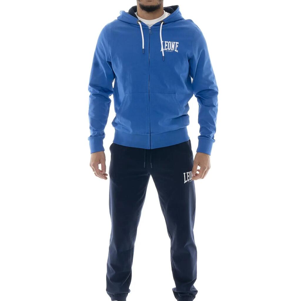 Leone Boxing Legend Men's Hooded Tracksuit in Non-Grinded Cotton