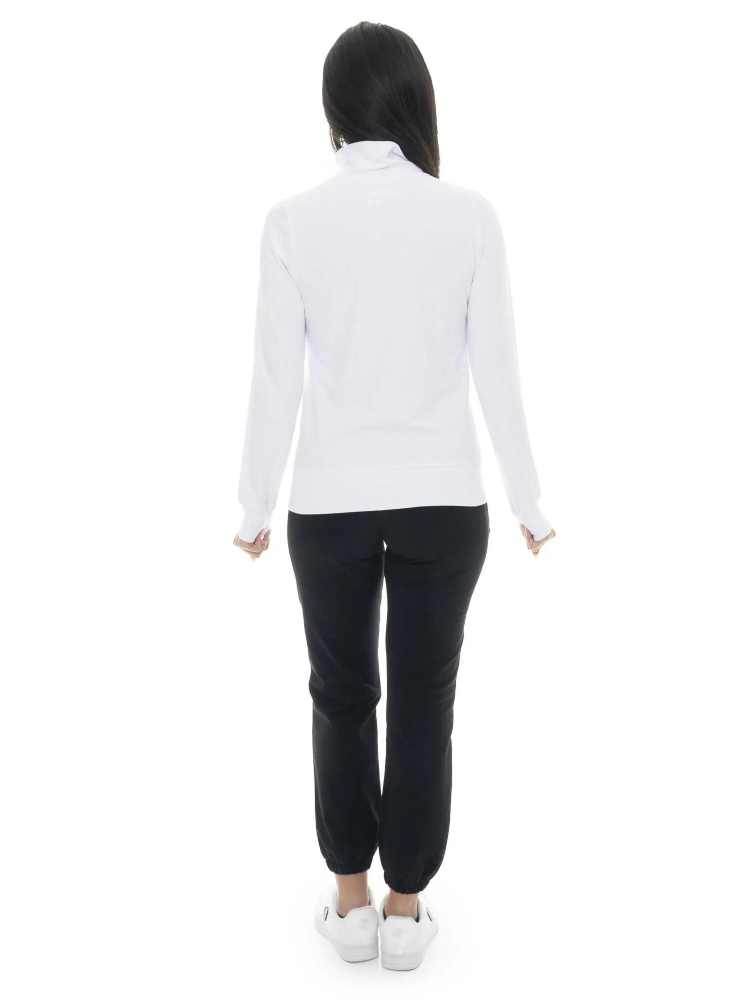 Leone Spring Vibes katoenen trainingspak met ritssluiting en kraag voor dames 4/5