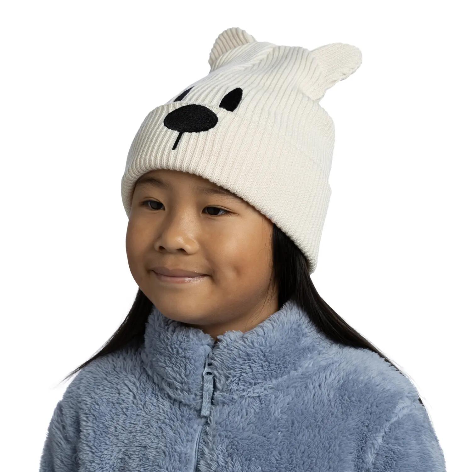 Bonnet tricoté Unisex Buff Blanche TAILLE UNIQUE 4/5