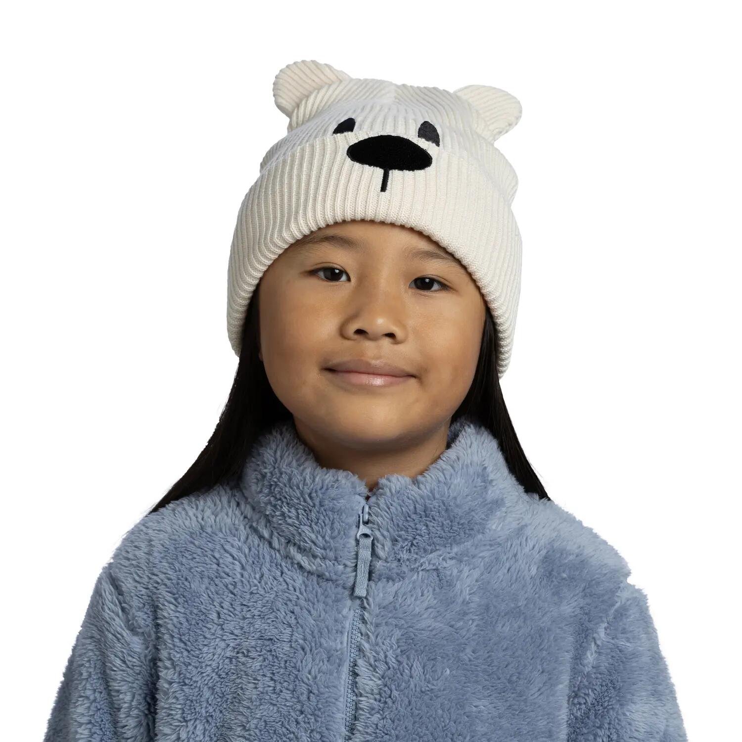 Bonnet tricoté Unisex Buff Blanche TAILLE UNIQUE 3/5