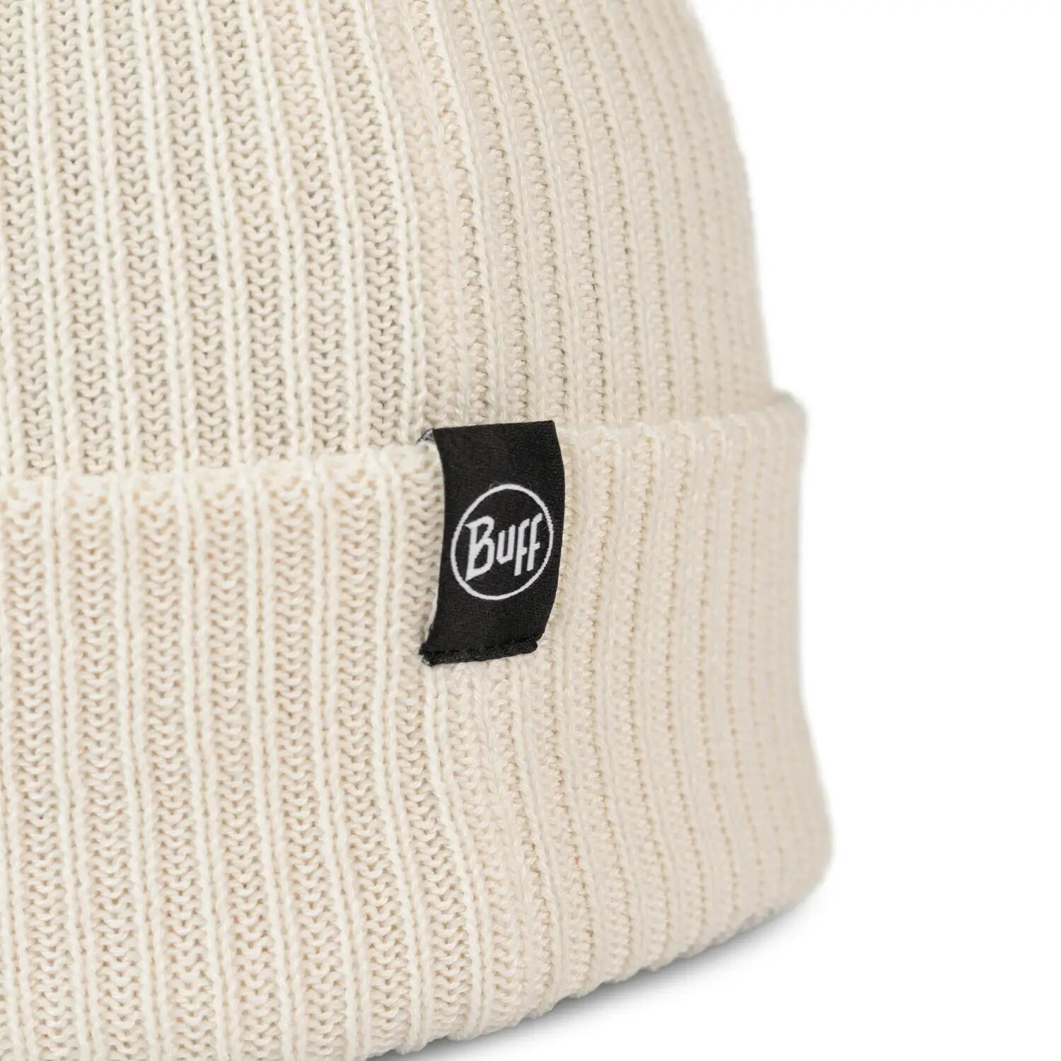 Bonnet tricoté Unisex Buff Blanche TAILLE UNIQUE 2/5