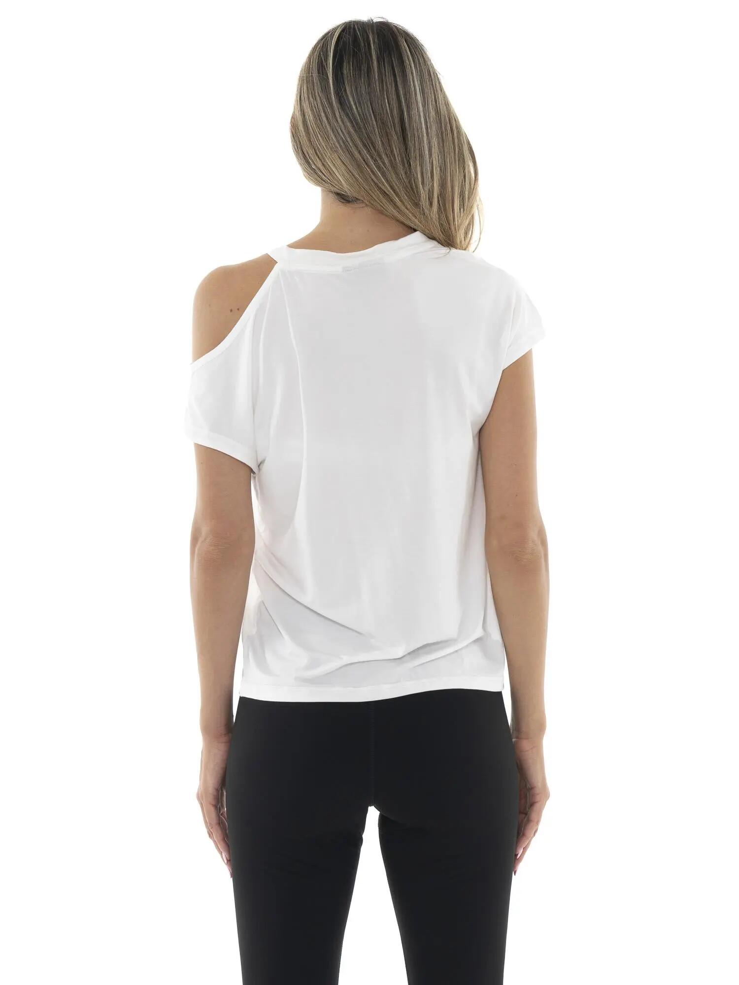 T-shirt asymétrique femme Leone Black'n White 4/7