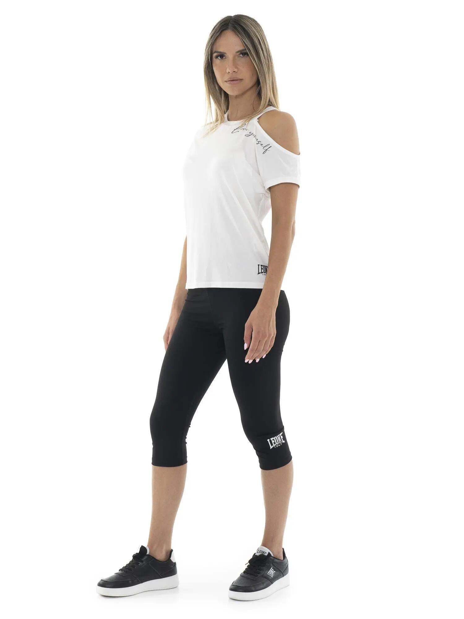 T-shirt asymétrique femme Leone Black'n White 2/7