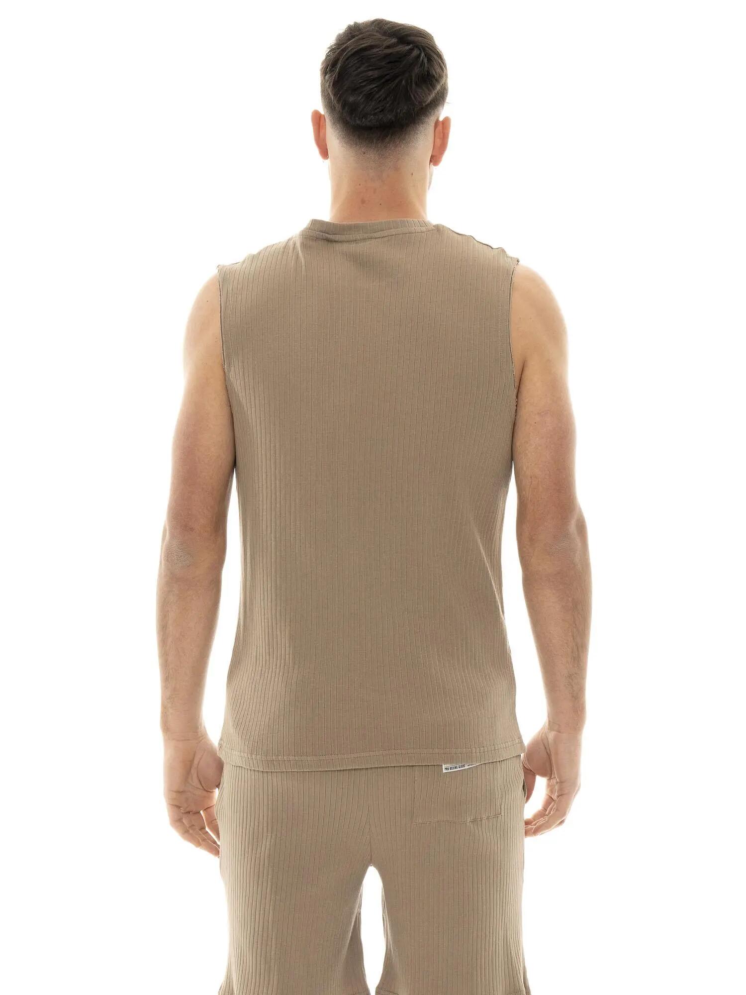 Camiseta sin mangas de canalé de Leone 1947 Apparel. Libertad de movimiento. 4/5