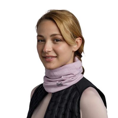 Unisex merinonekwarmer voor volwassenen (grijs zilver)