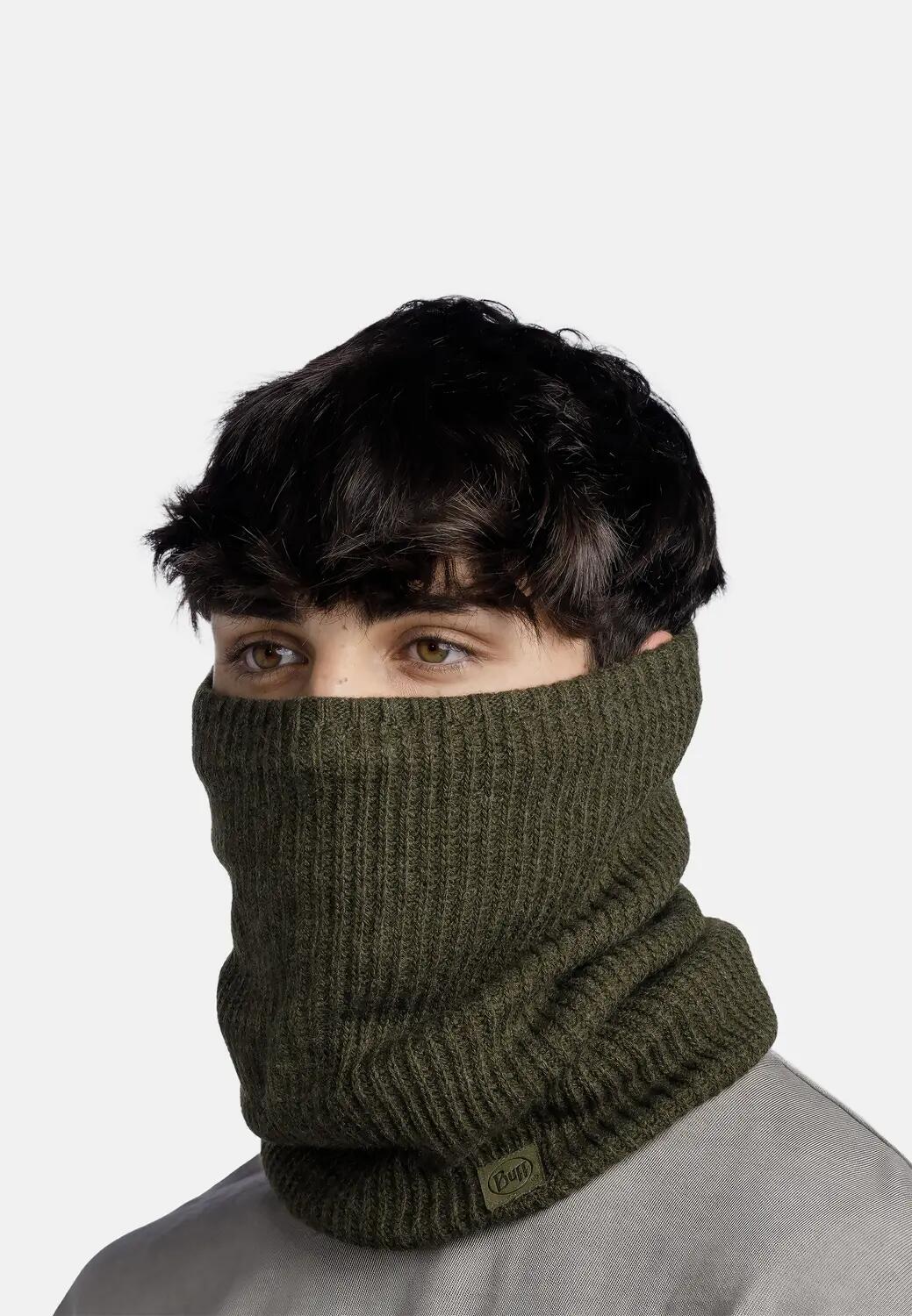 Braga de cuello Knitted & Fleece Unisex Buff Verde ÚNICA 5/7