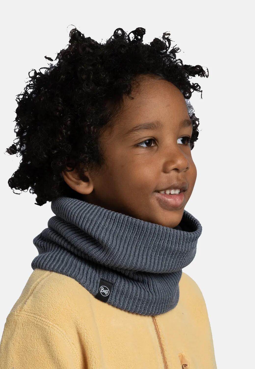 Braga de cuello Knitted & Fleece Unisex Buff Gris ÚNICA 4/5