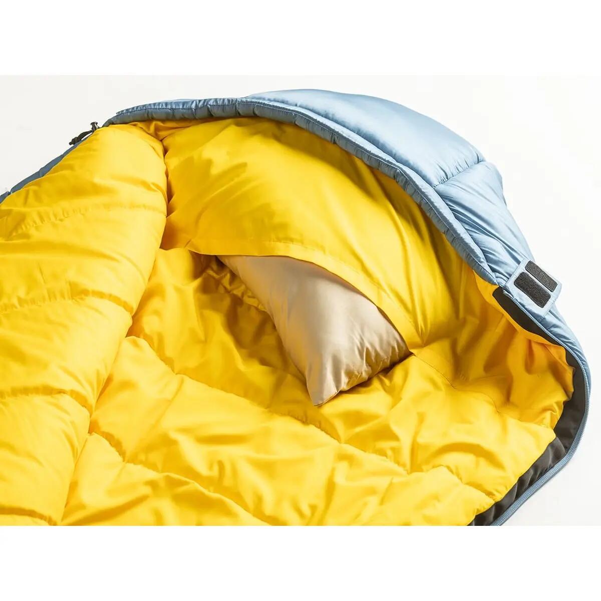 Śpiwór trekkingowy dla dzieci mumia Gjora Junior niebieski, 3°C, 3-4 sezony 13/14