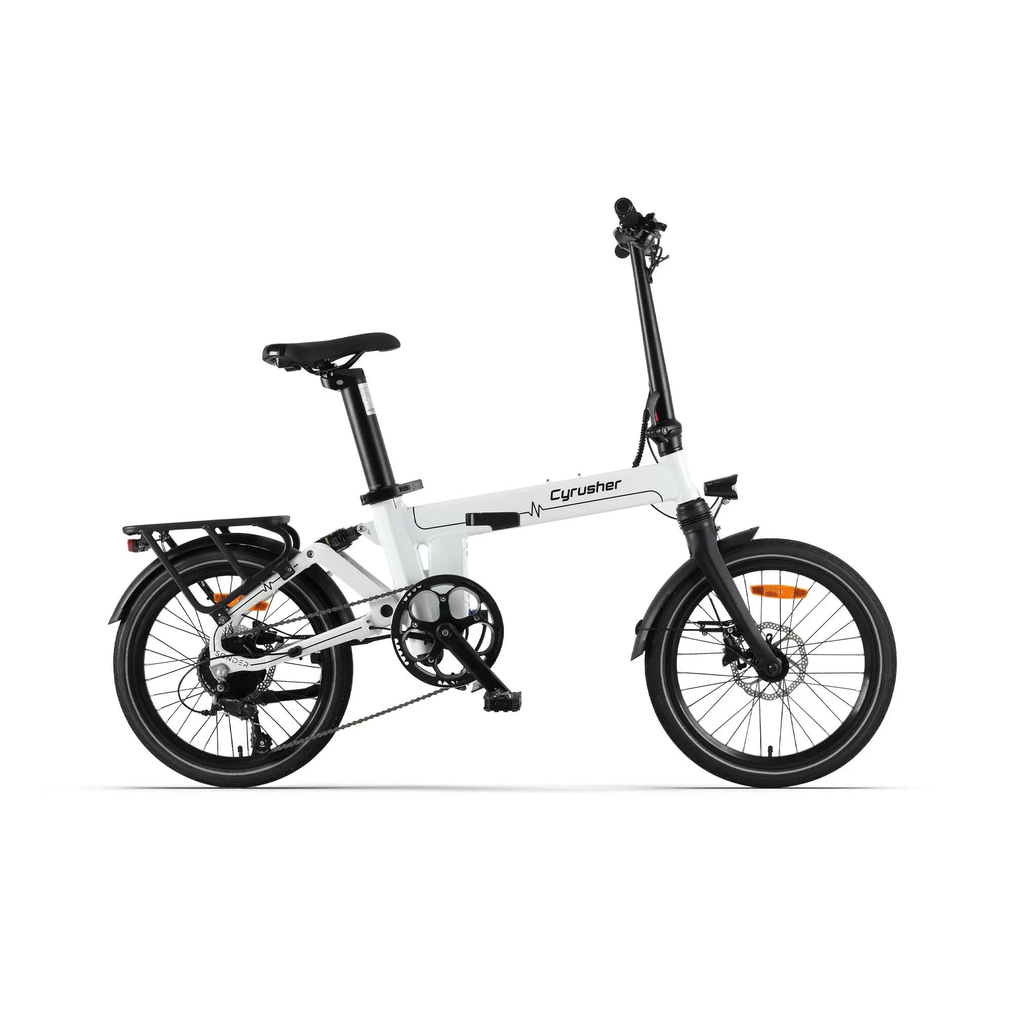 Sonder Faltbares Elektrofahrrad mit Vollfederung und 48V 10Ah Akku 40Nm 3/6
