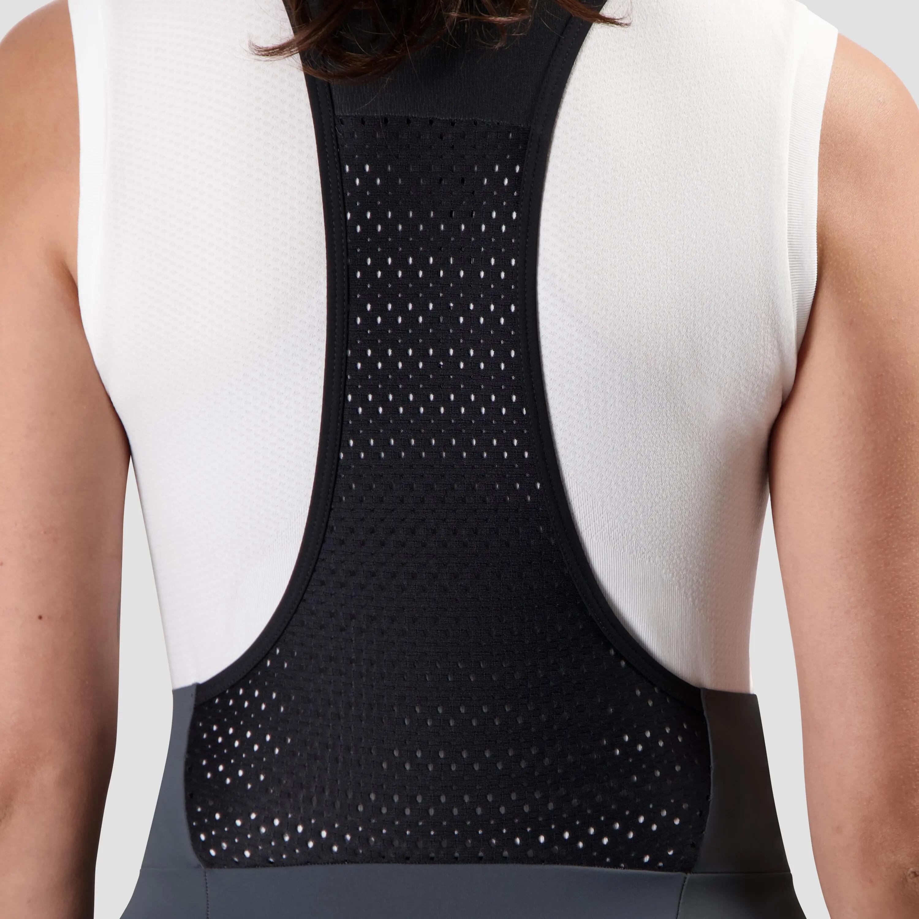 Korte Fietsbroek Met Bretels Dames Signature 8/8