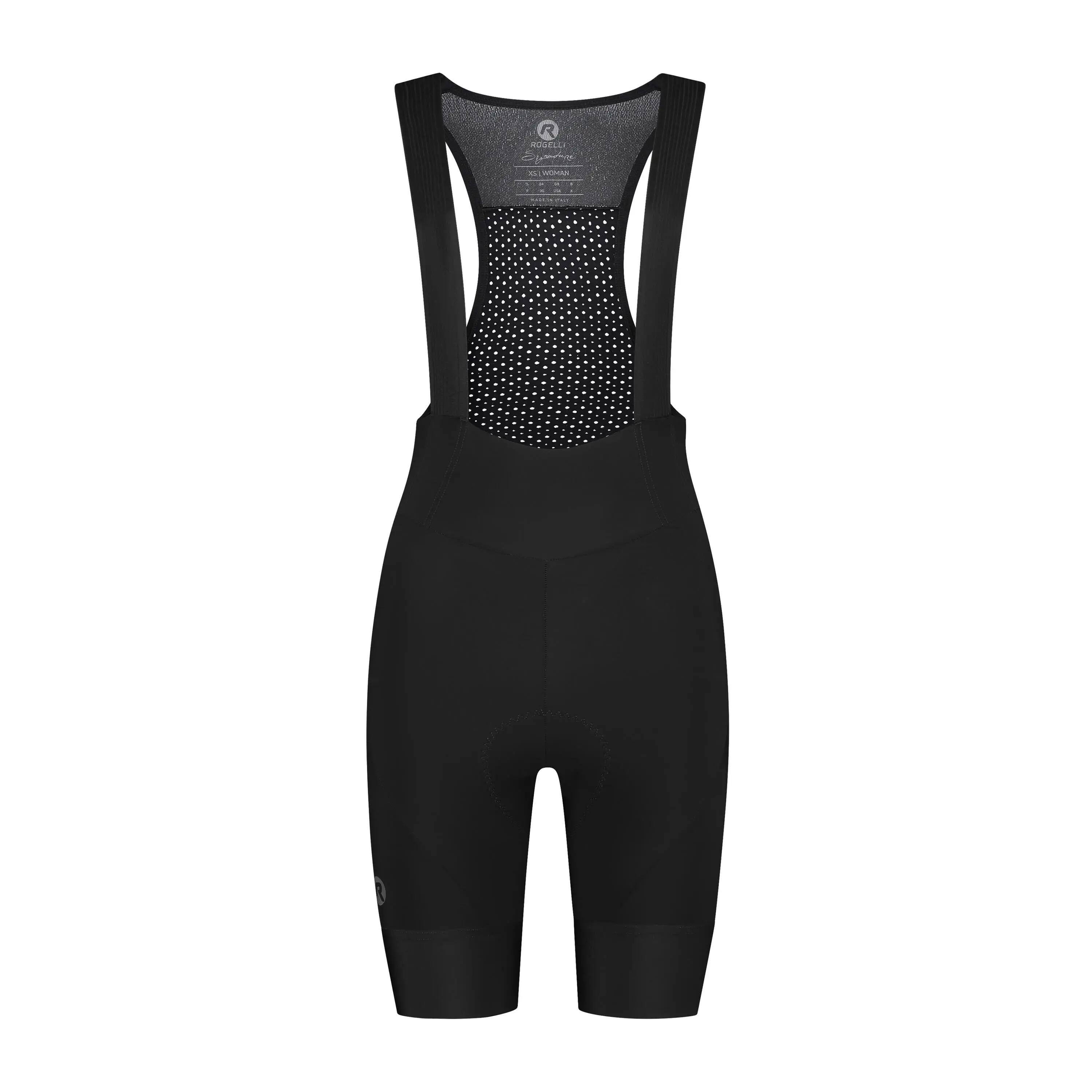 Korte Fietsbroek Met Bretels Dames Signature 2/8