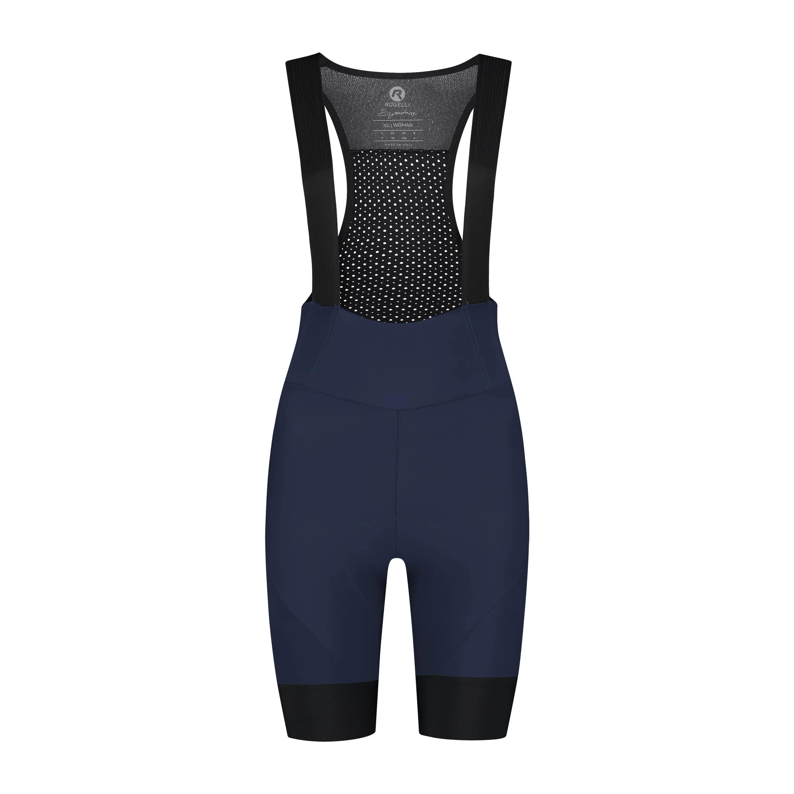 Korte Fietsbroek Met Bretels Dames Signature 2/8