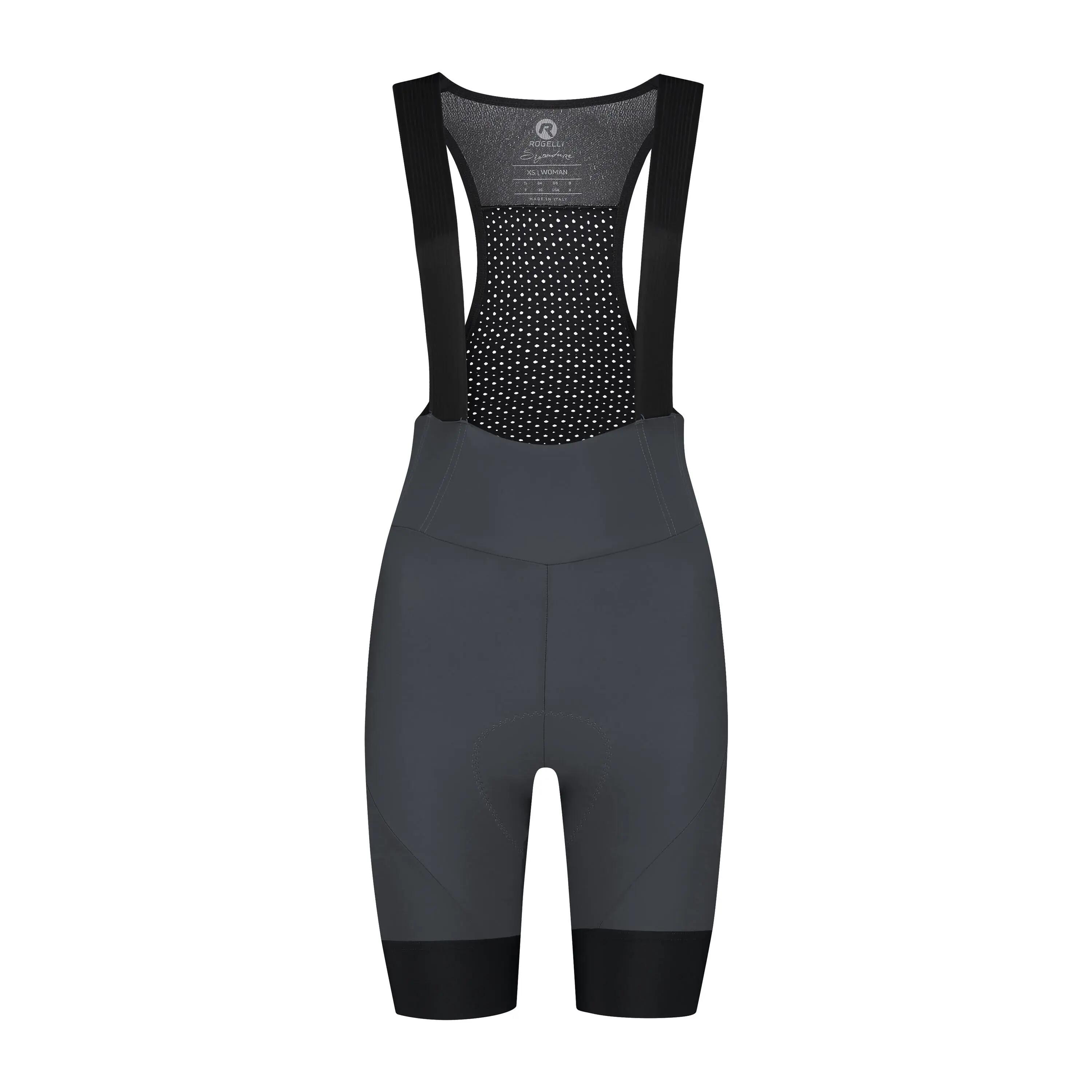 Korte Fietsbroek Met Bretels Dames Signature 2/8