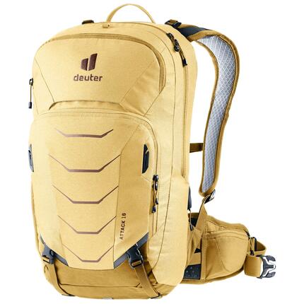Deuter Attack 16 - Sac à dos de vélo de 16 L avec protection dorsale TÜV/GS