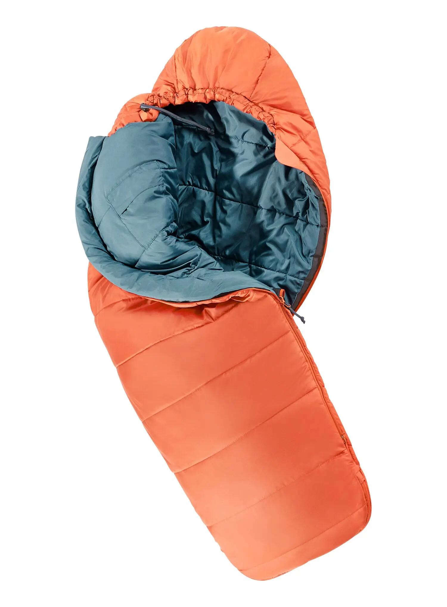 Śpiwór dziecięcy Deuter Starlight Pro (130-170 cm) - paprika/slateblue 2/9