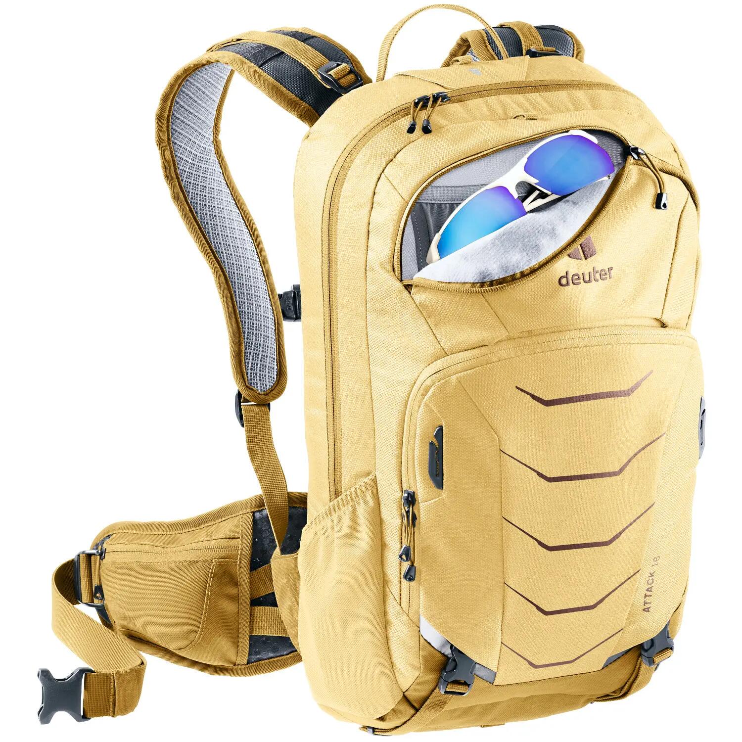 Sac à dos VTT Deuter Attack 16 L avec dos protection amovible et porte-casque 6/7