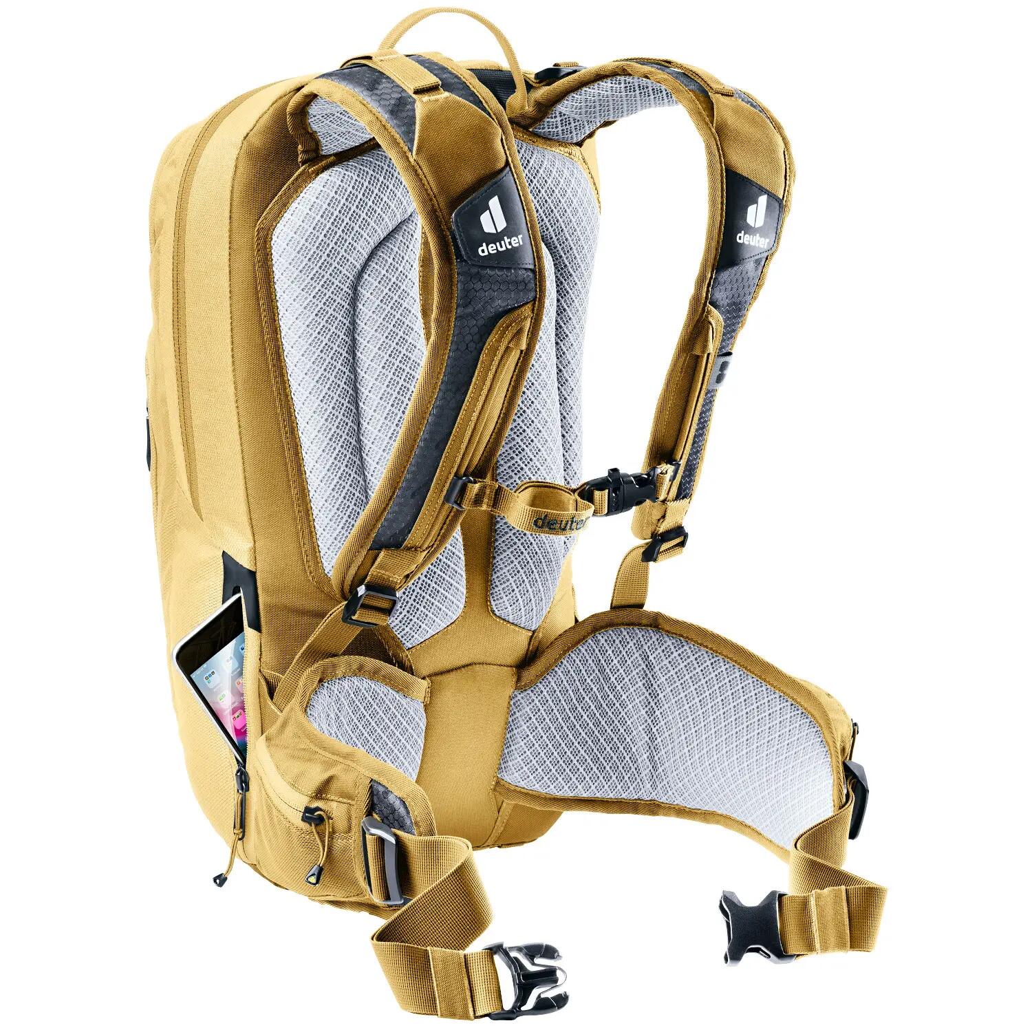 Sac à dos VTT Deuter Attack 16 L avec dos protection amovible et porte-casque 5/7