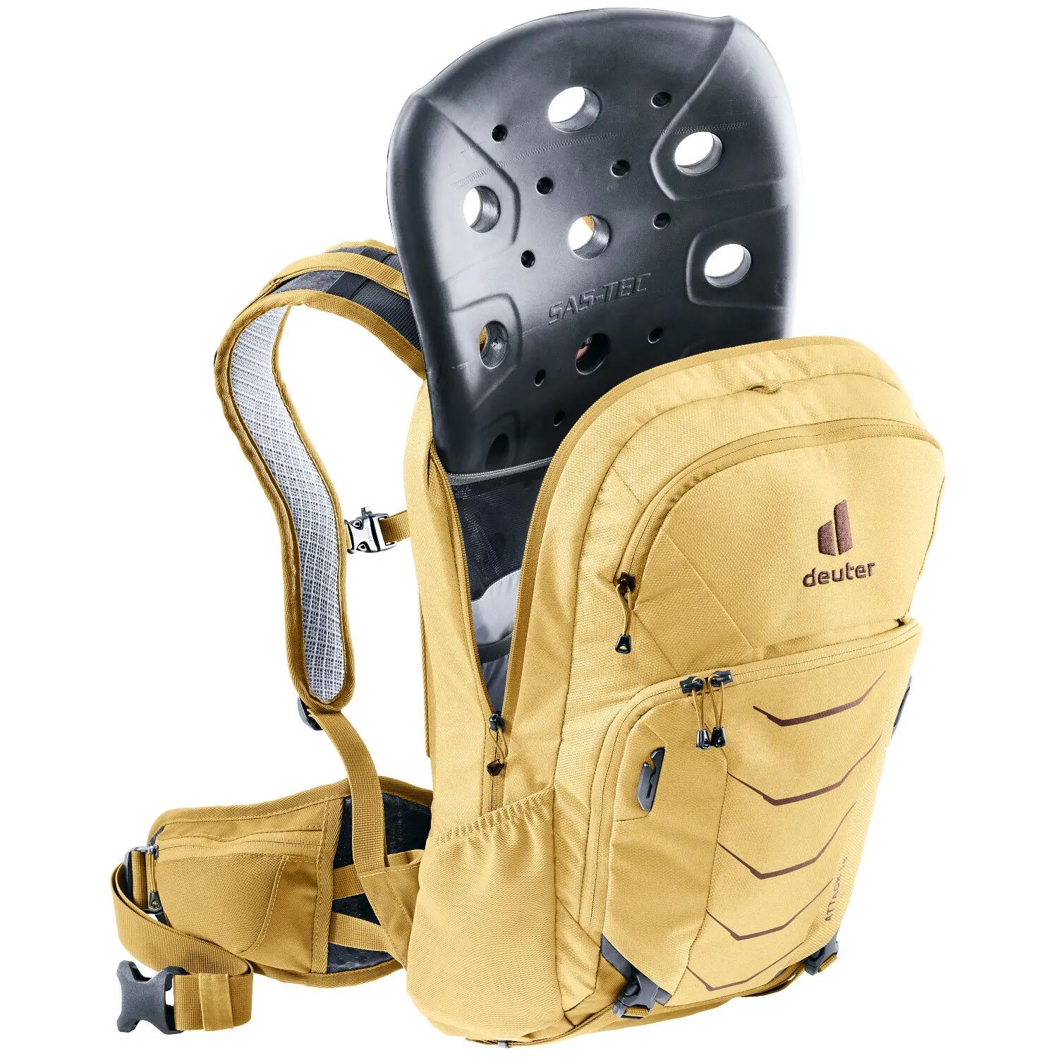 Sac à dos VTT Deuter Attack 16 L avec dos protection amovible et porte-casque 3/7