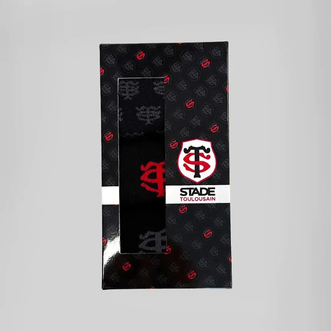 Zwart Trio Pack Hoge Sokken Stade Toulousain Rugby 2/2