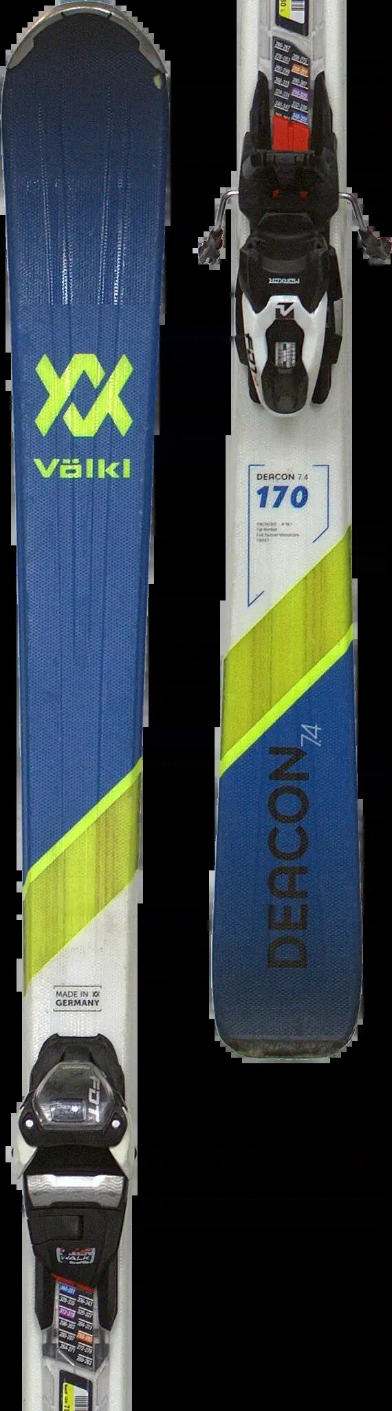 Second life - Narty Volkl Deacon 7.4 170cm 3/5