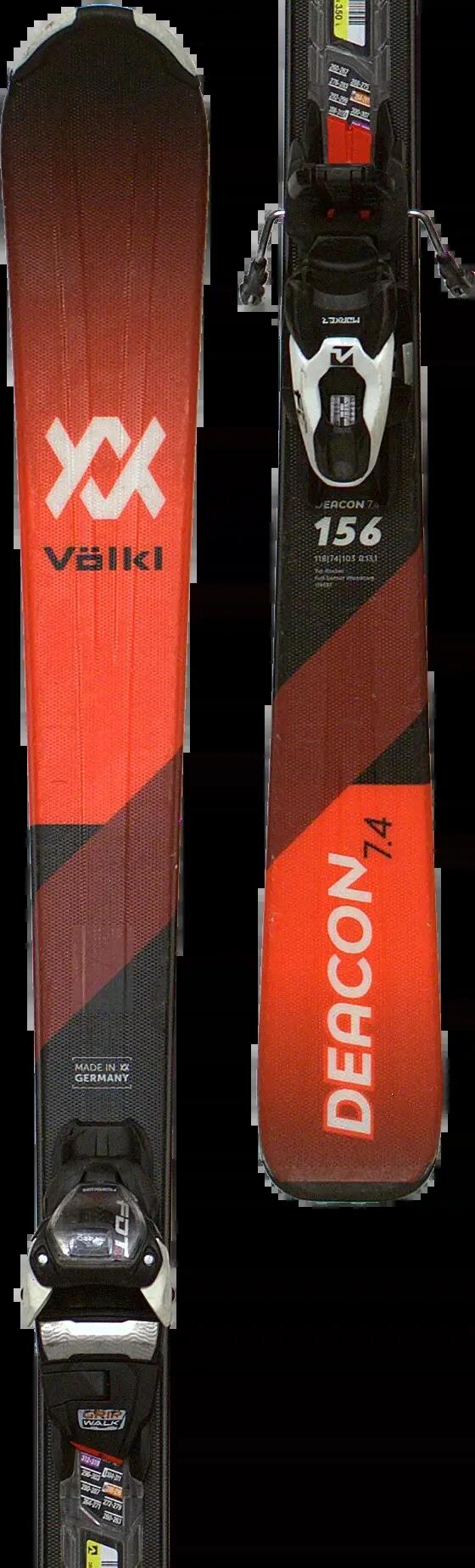 Second life - Narty Volkl Deacon 7.4 156cm 3/5