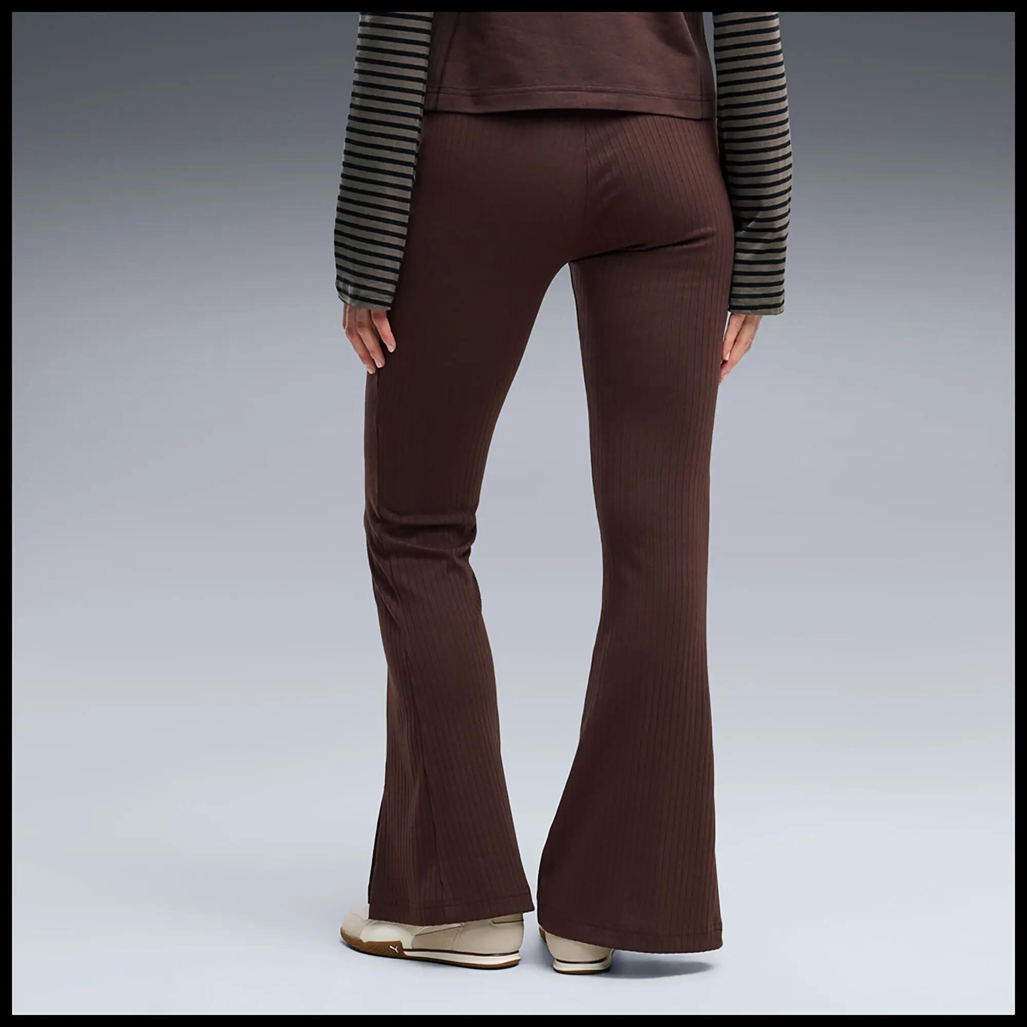 Leggings Puma Her Rib Flared Leggings Femme 3/4