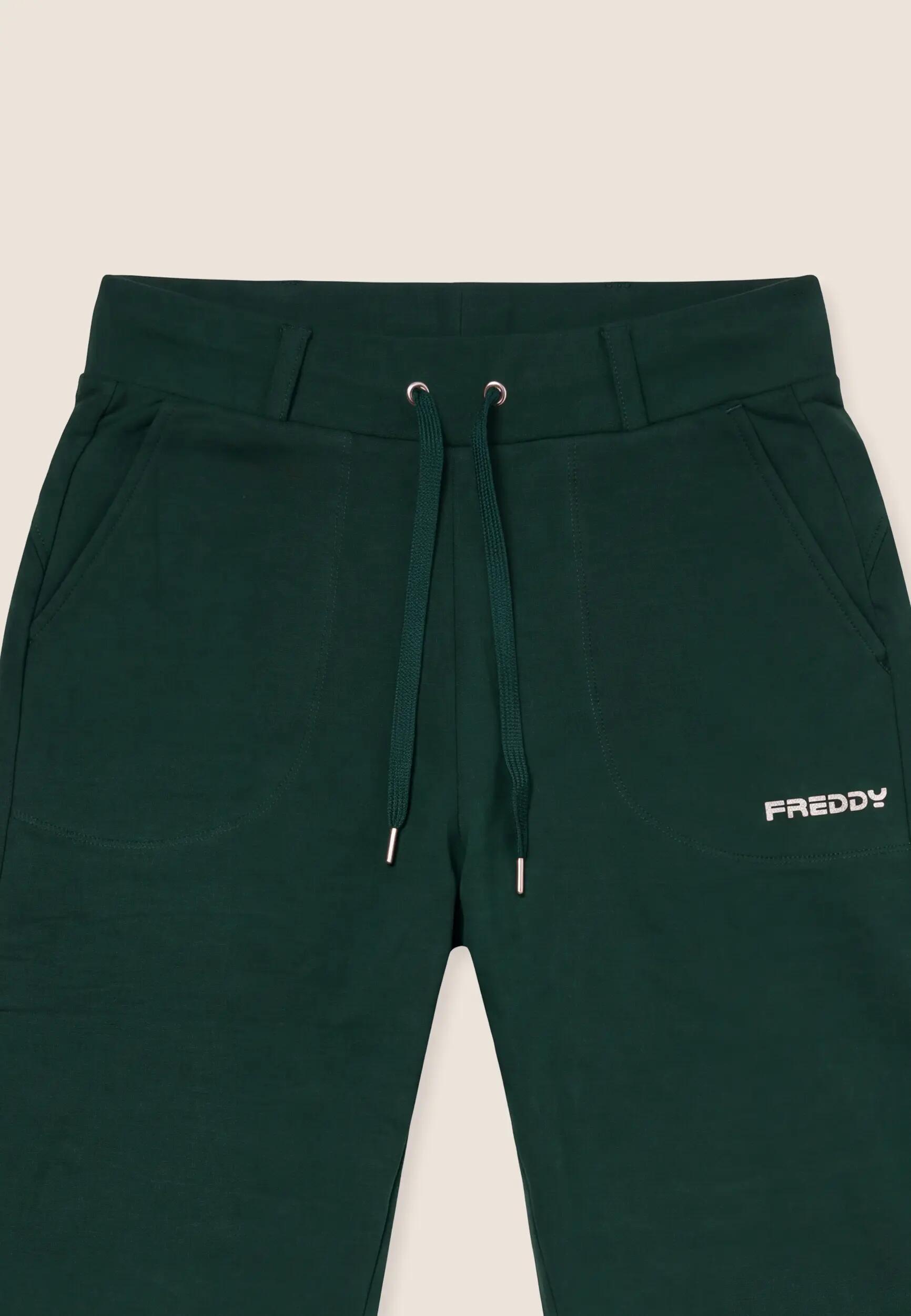 Joggers de mujer con bolsillos de plastrón y puño en el bajo 3/3
