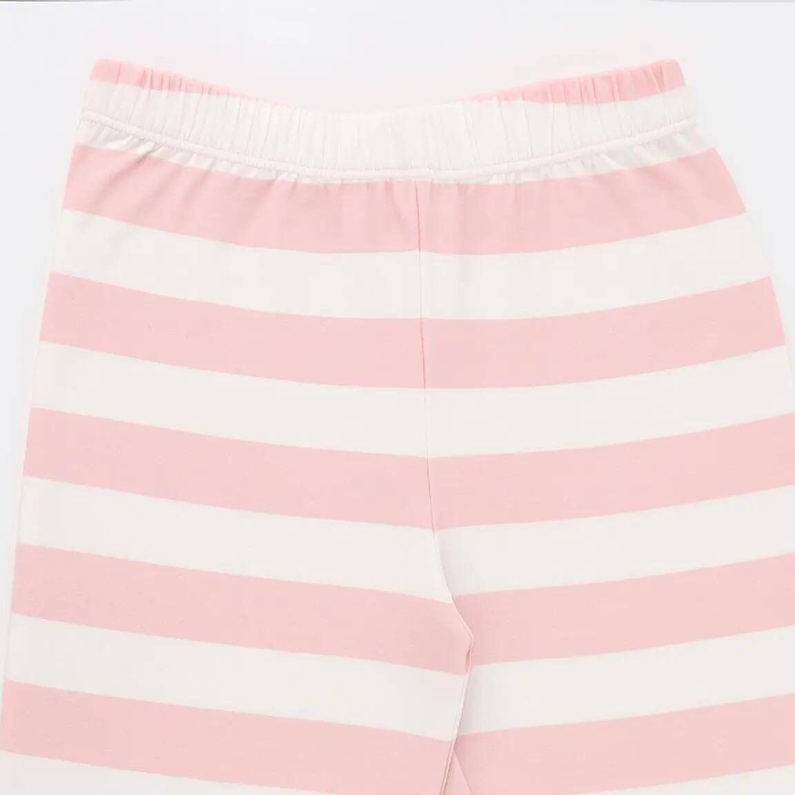 Pijama Largo Infantil Bluey de Dos Piezas de Algodón Beige 4/4