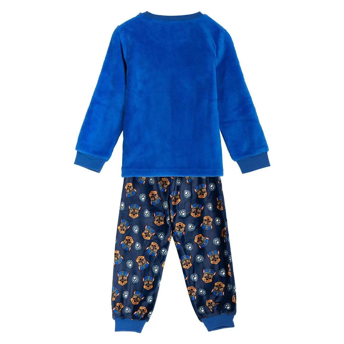 Pyjama Long Enfant Paw Patrol Deux Pièces en Polyester Bleu 2/2
