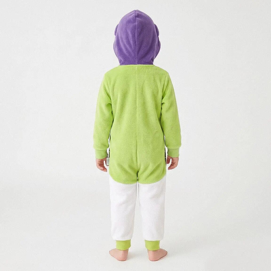 Pijama Comprido Infantil Toy Story de Duas Peças de Poliéster Branco 5/6